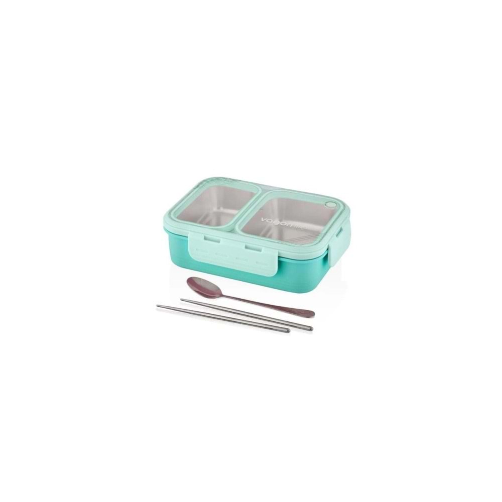Vagonlife Beslenme Kutusu Lunch Box Paslanmaz Çelik 700 ML XC-7096