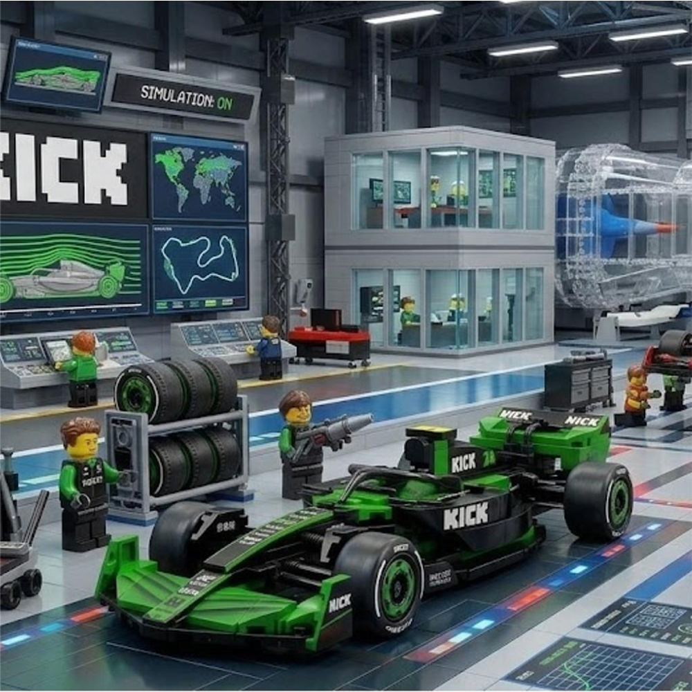 Cada Blok Oyuncak Sauber F1 Formula Aracı 314 C55032w