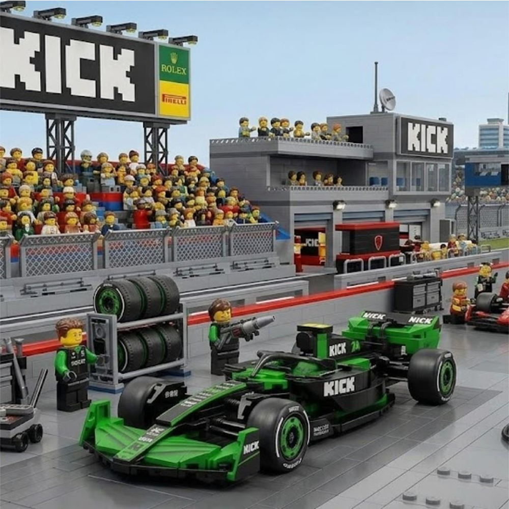 Cada Blok Oyuncak Sauber F1 Formula Aracı 314 C55032w