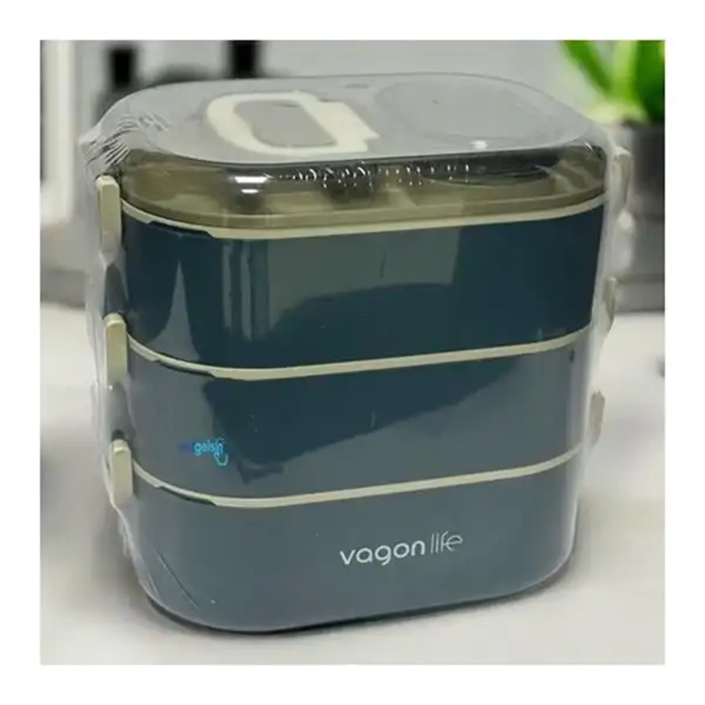 Vagon Life Beslenme Kutusu Paslanmaz Çelik Lunchbox VGN-7163 - KARMA