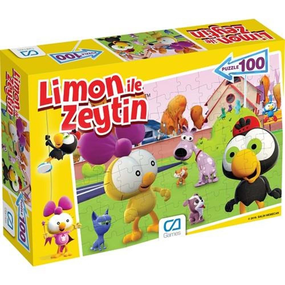 Ca Puzzle 100 Parça Limon İle Zeytin 5084