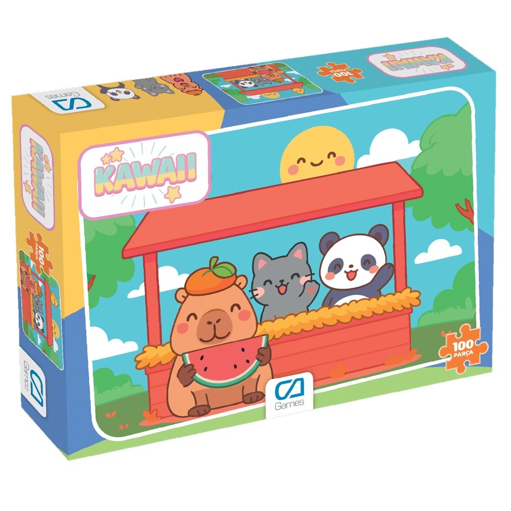 Ca Games Kawaıı Puzzle 100 Parça Ca100-5332