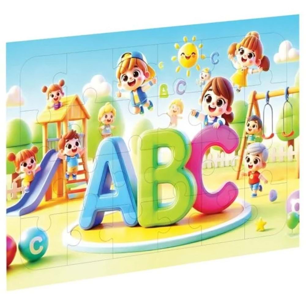 Ca Games Puzzle Eğlenceli Harfler Ahşap Caahs-3501