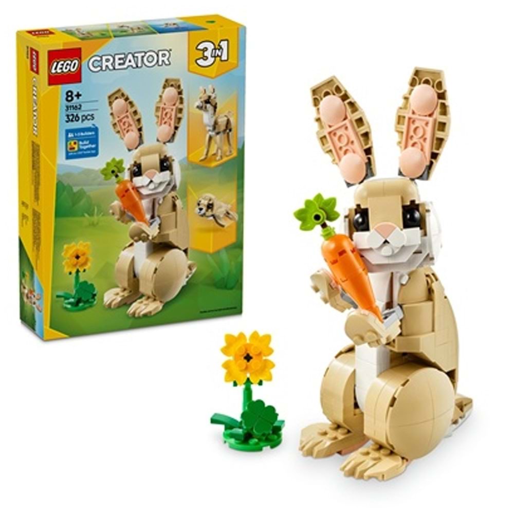 Lego Creator 3’ü 1 Arada Sevimli Tavşan Adr-lmc31162
