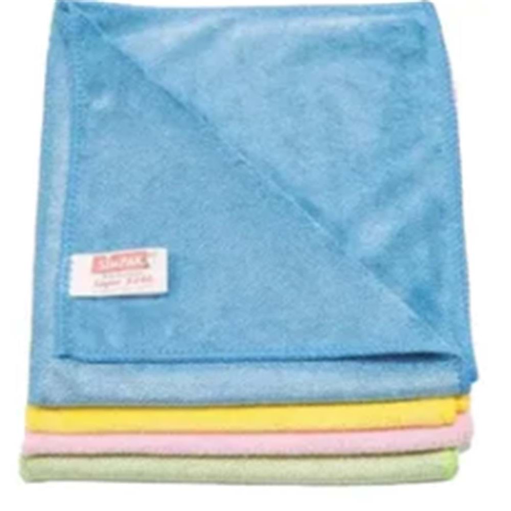 Simpak Mikrofiber (3253-3251) Cam Temizleme Bezi 40X40cm (12li Paket)