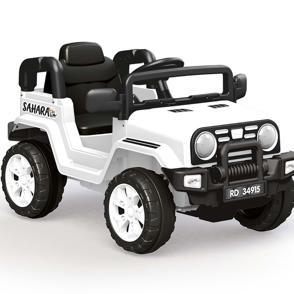 Dolu Oyuncak Sahara Beyaz 12 V Akülü Araba