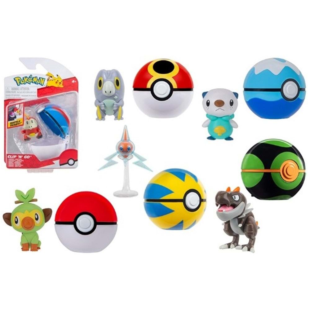 Pokemon Clip N Go Asorti Neco-pok/95057-g
