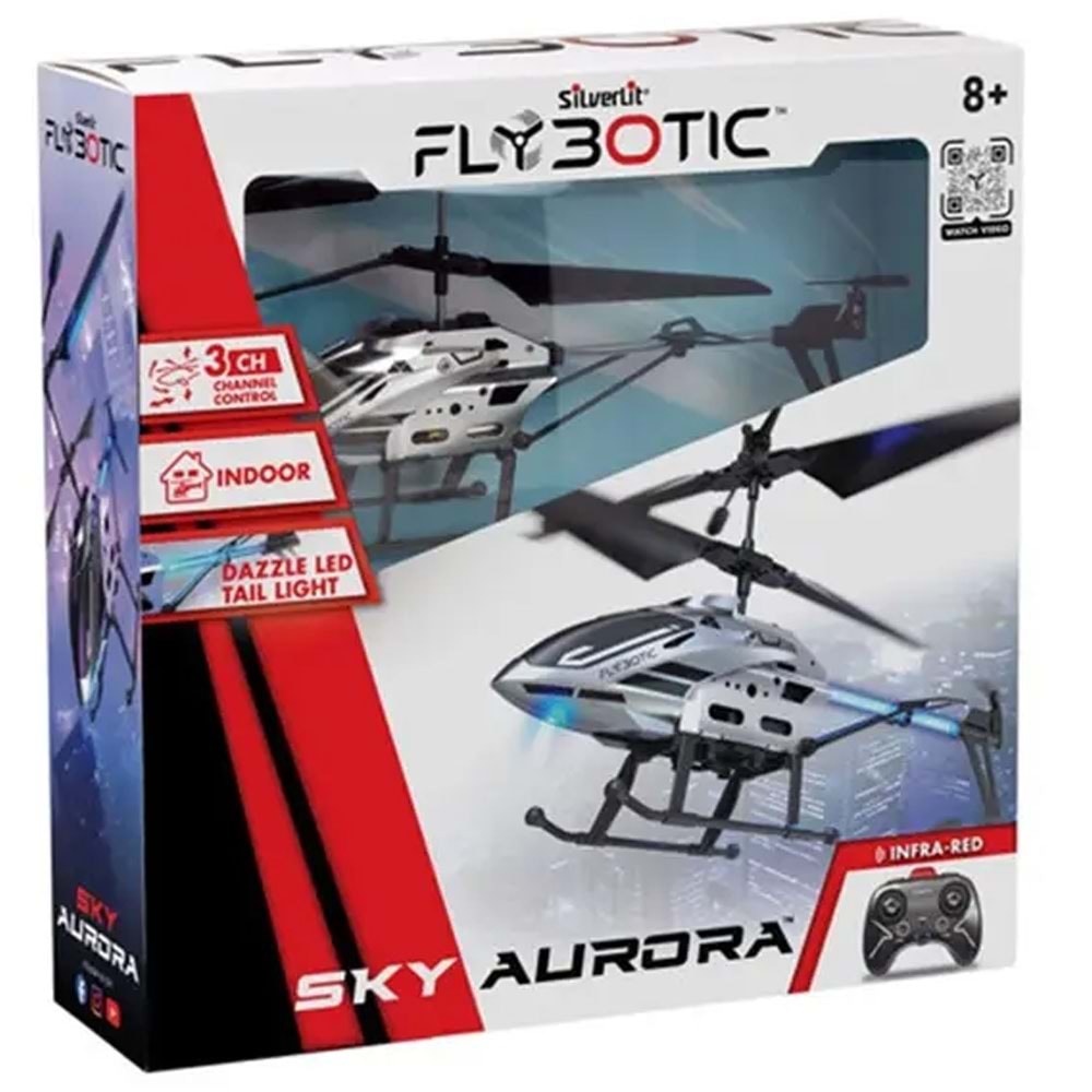 Silverlit Sky Aurora Led Light Helikopter Neco-sıl/84568