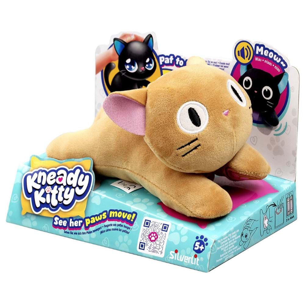 Silverlit Kneady Kitty Etkileşimli Pelüş Kedi Asor Neco-sıl/89275