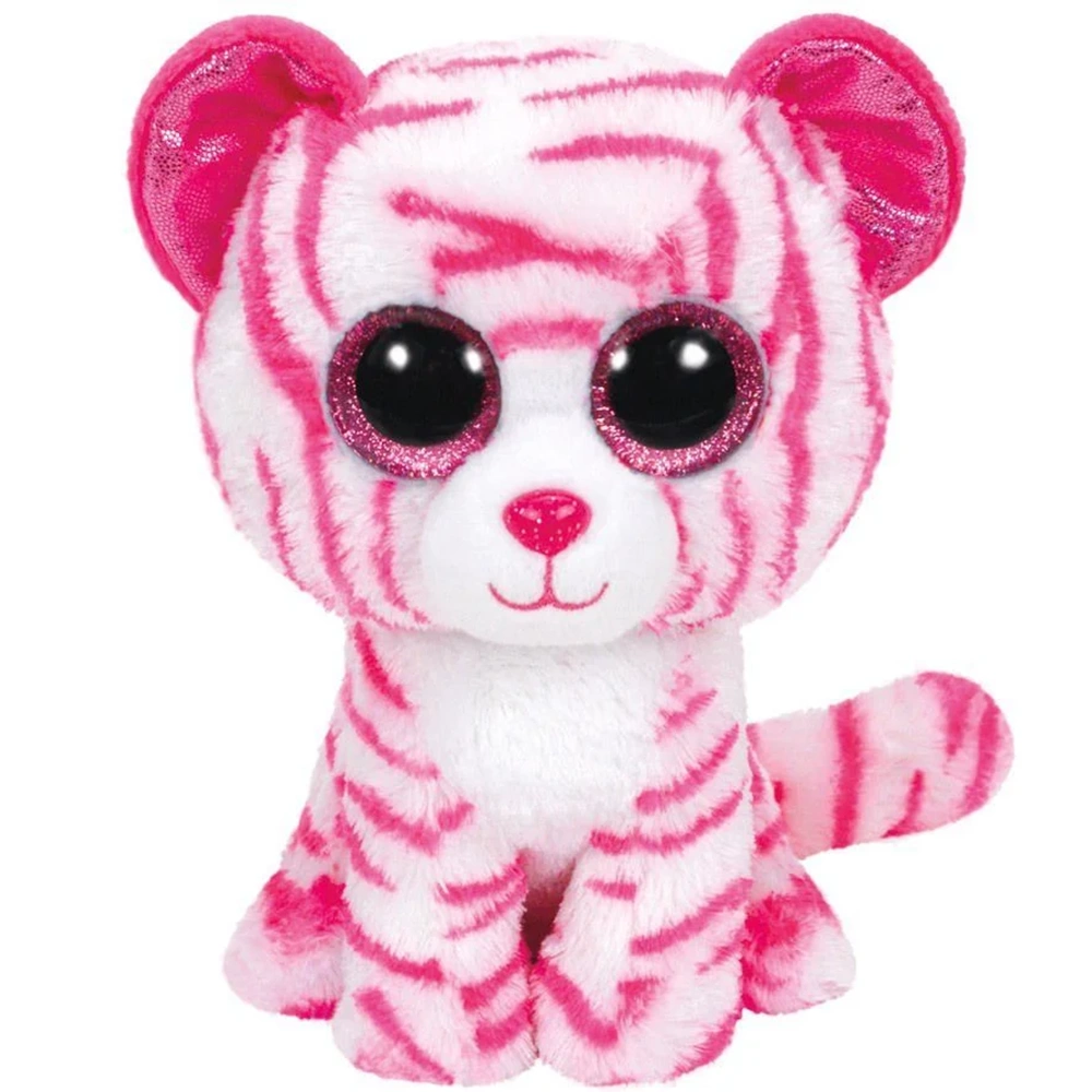 Mega Asıa - White Tıger Reg Beyaz Kaplan 15 CM Peluş Oyuncak