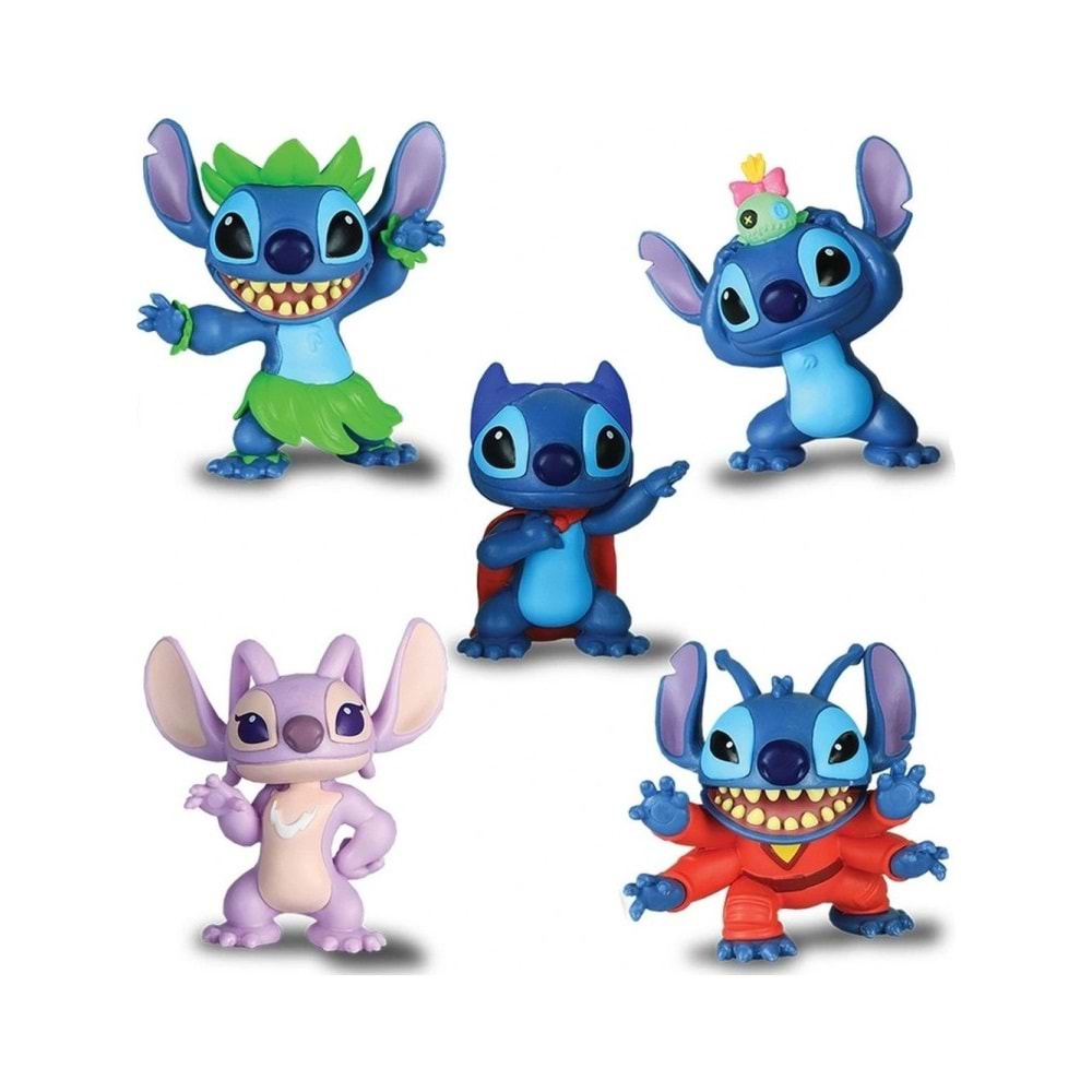 Stitch Sevimli 5Li Figür Set-46211