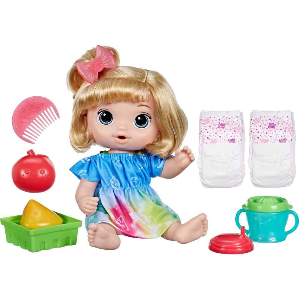 Baby Alive Bebeğimle Eğlenceli Yudumlar (Sarışın)