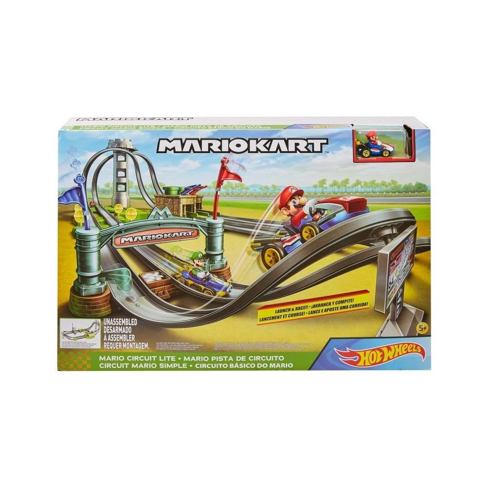Hot Wheels Marıo Kart Çılgın Dönüş Parkuru Yarış Seti