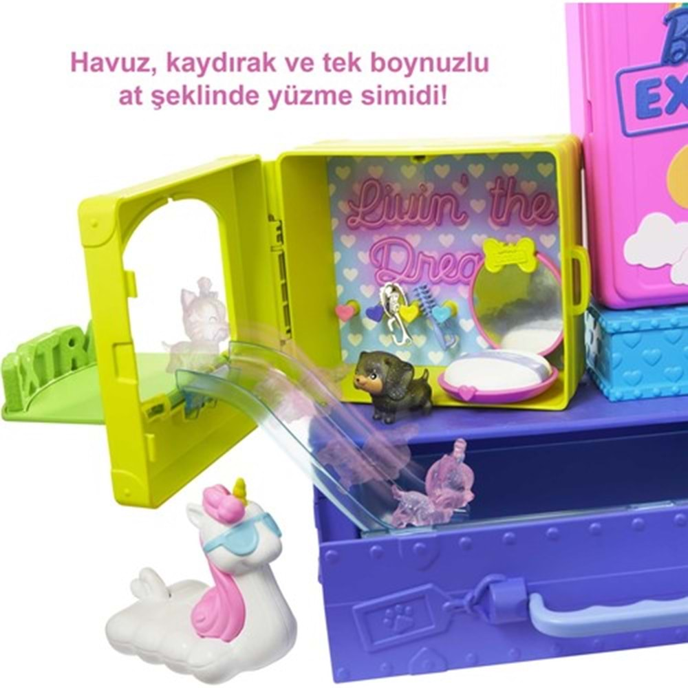 Barbie Extra Mini Bebekler ve Hayvan Dostlarının Seyahat Maceraları HDY91