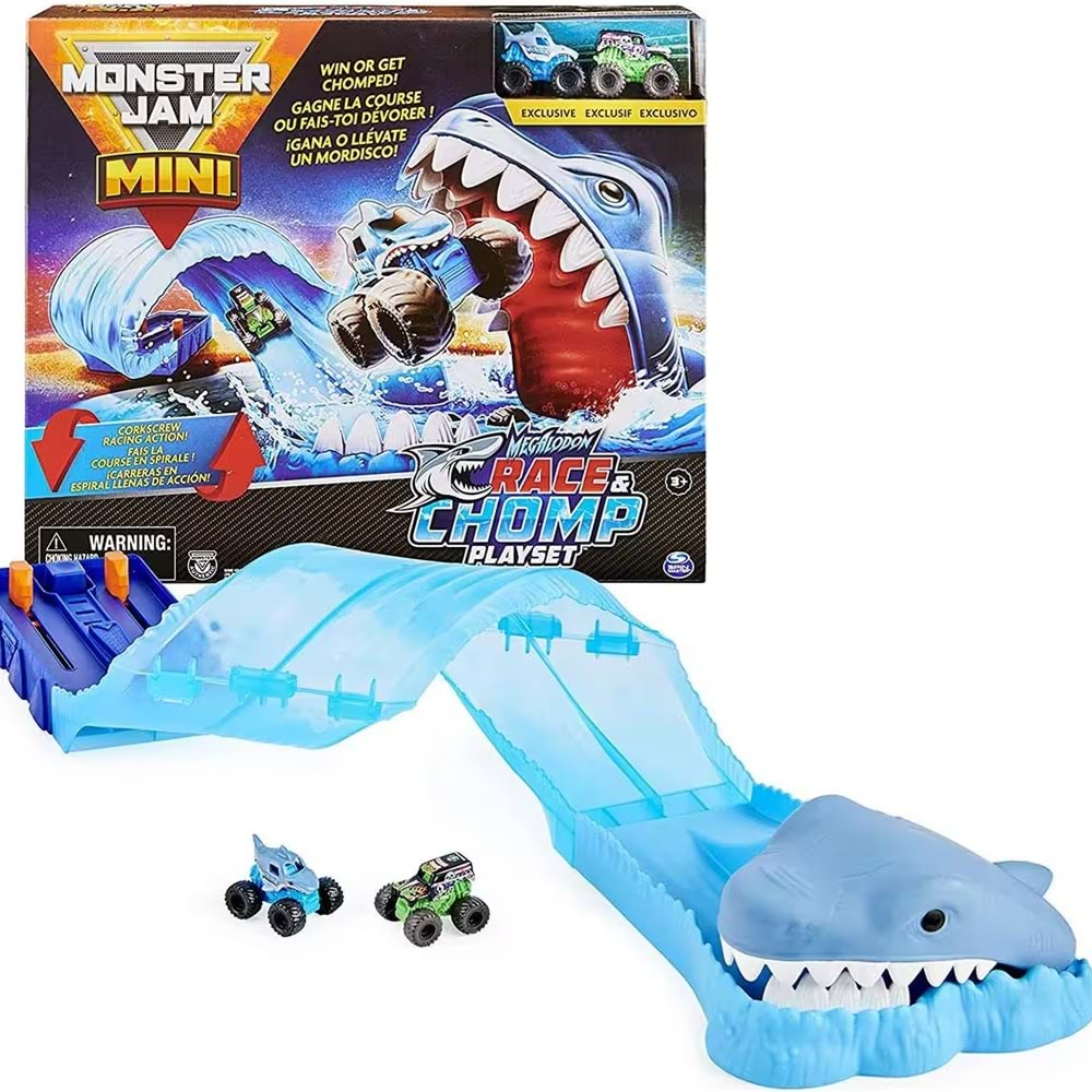 Monster Jam Mini Megalodon Yarış Seti 6060718