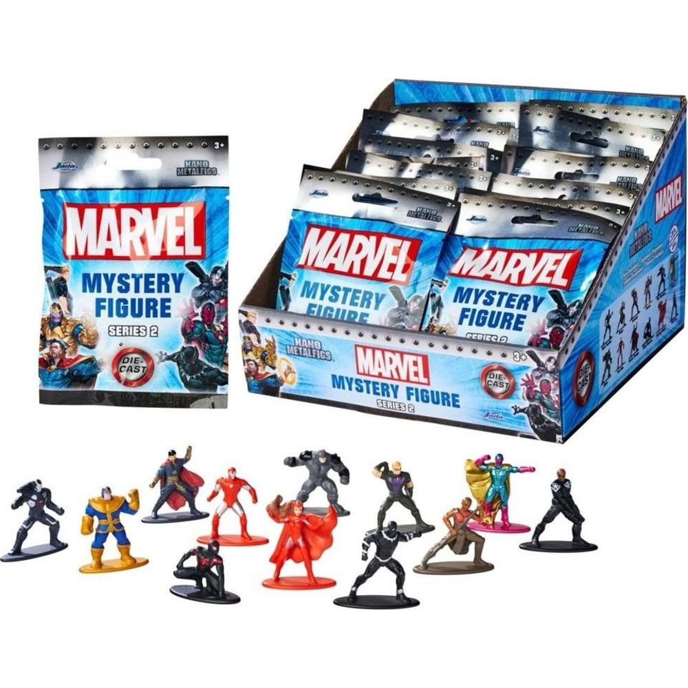 Marvel Single Pack Nanofigs 12 (1 Adet Asorti)