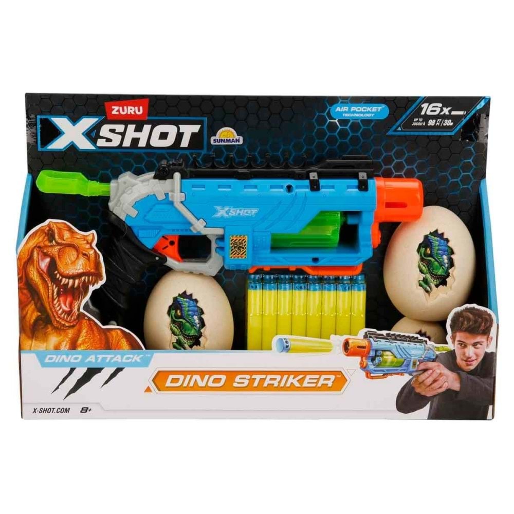 Sunman Oyuncak Sünger Atan Silah 16 Mermili Sun-Zur-X-Shot