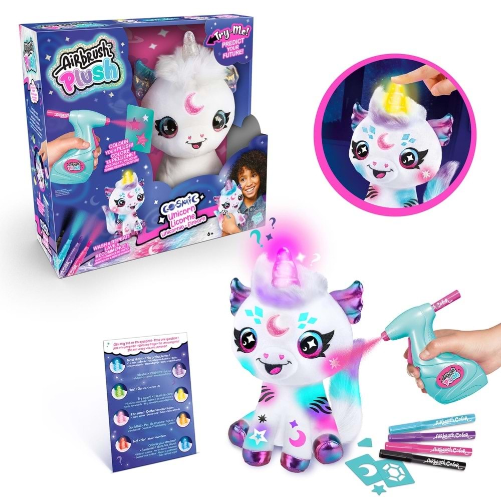 Sunman Oyuncak Airbrush Plush Peluş Kozmik Unicorn