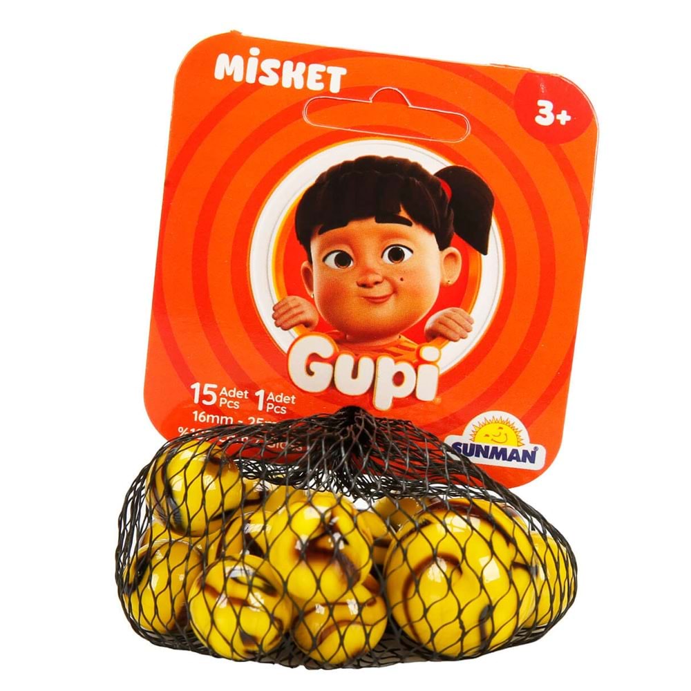 Sunman Misket Gupi 15+1 File (Gup) Krtl.25d.