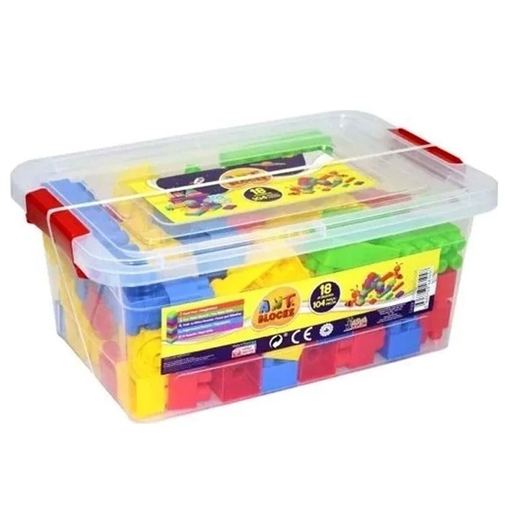 Asya Oyuncak Ant Blocks 104 Parça ANT104