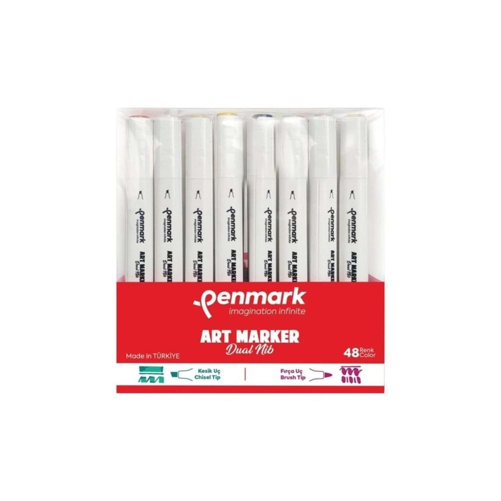 Penmark Markers Art Brush Kalem 48 Li Set