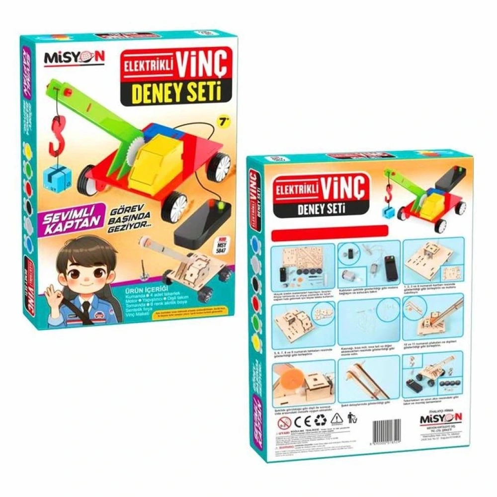 Misyon Deney Seti Elektrikli Vinç MSY-5847