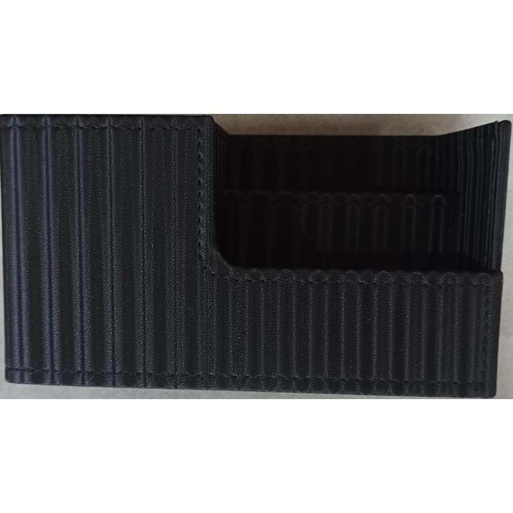 Inn Design Organizer Kalemlik Beyoğlu Serisi Deri Cosmos Siyah 11x20x9.5 Cm DD-1235