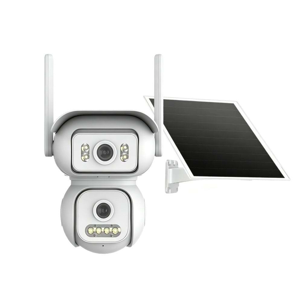 Joysee S2 6Mp AOR 4G 2x2.8mm Solar İki Kamera 4IR+4Led PTZ