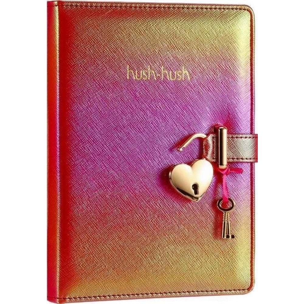 Victoria S Journals Hush Hush Kilitli Metalik Df