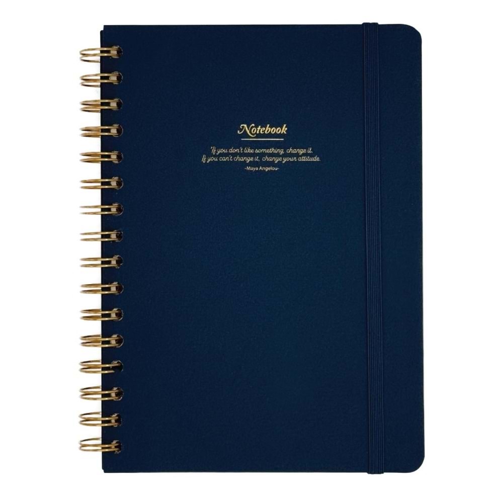 Sp.Sert Kapak Defter Canvas A5 100 GR 160 Syf Lacvert