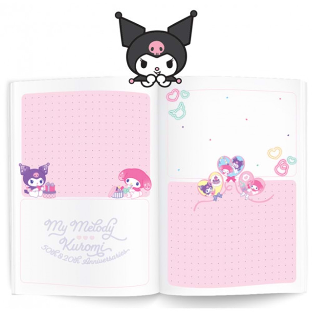 Hello Kitty Ve Arkşvegan Dri Mıkntısl Gnlk.13x18 cm 525-2028