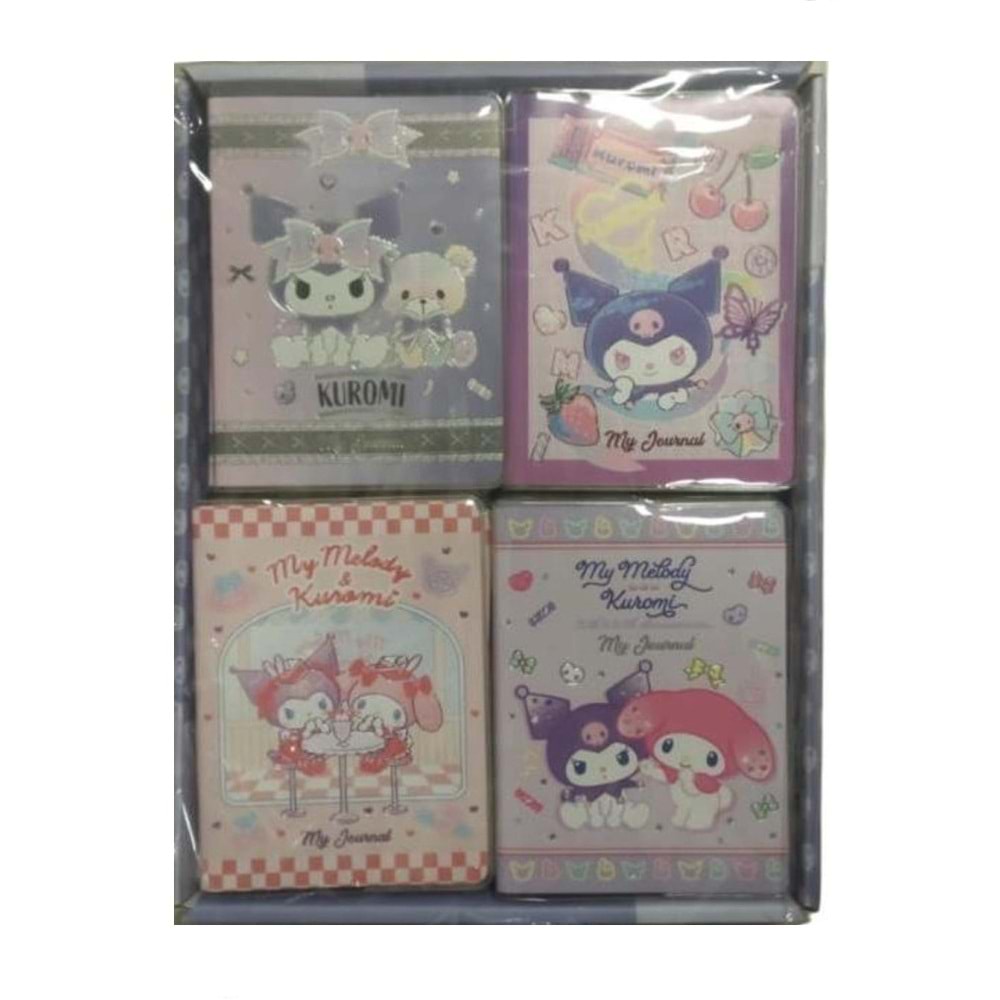 Kuromi Squishy Günlük A6 192 Sf.100 Gr Renkli Sflar.12 Li Displey 525-2205