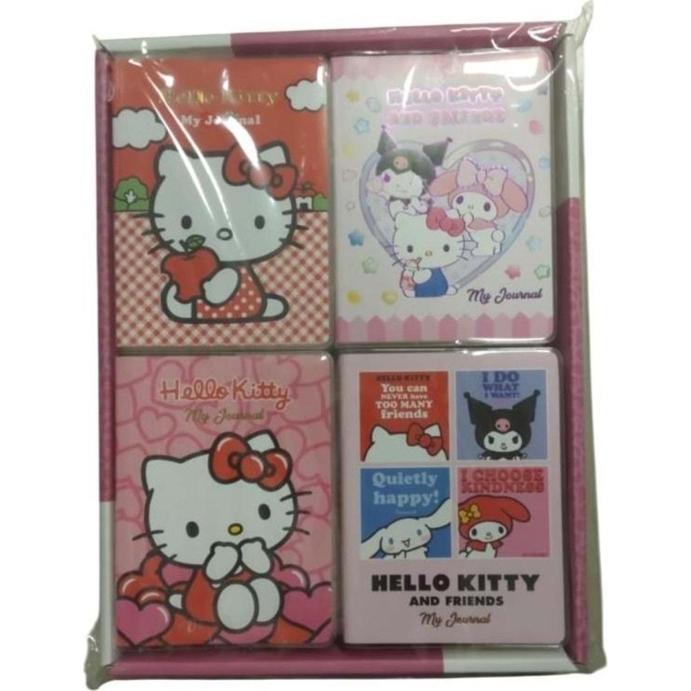 Hello Kitty Squishy Günlük A6 192 Sf.100 Gr.Renkli Sflar.12 Li Displey 525-2206