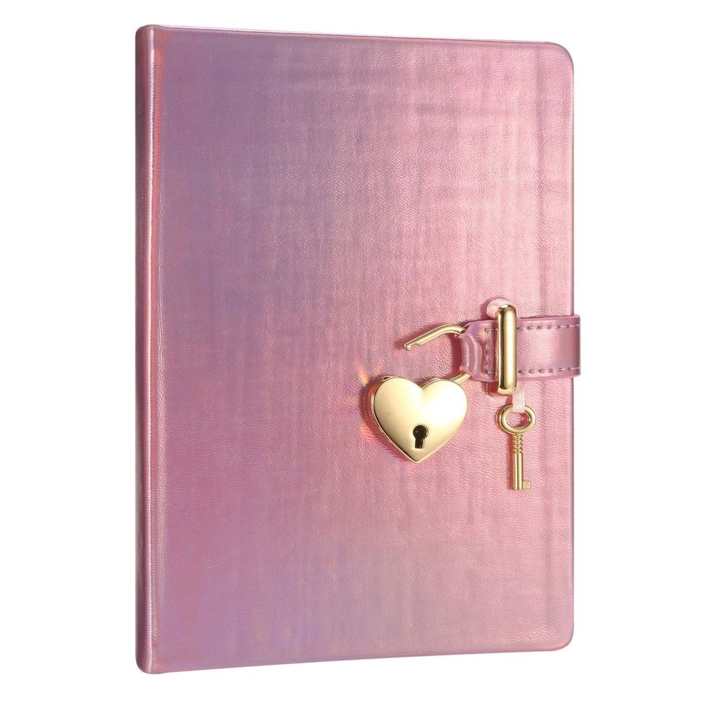 Hush Hush Kilitli Metalik Defter Kutulu 80 Gr 160