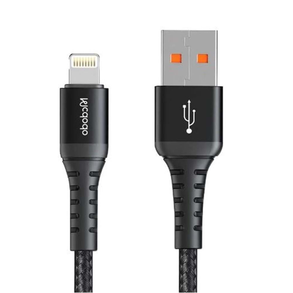 MCDODO CA-2261 USB-A TO Lightning Data-Şarj Kablosu 3A 1m - Siyah