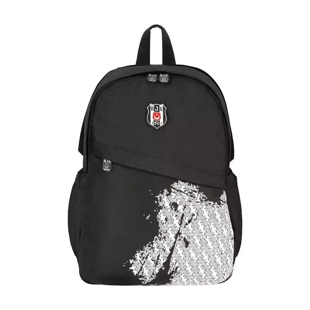 Me Sırt Çantası Beşiktaş Gümüş Logo Detaylı 25336