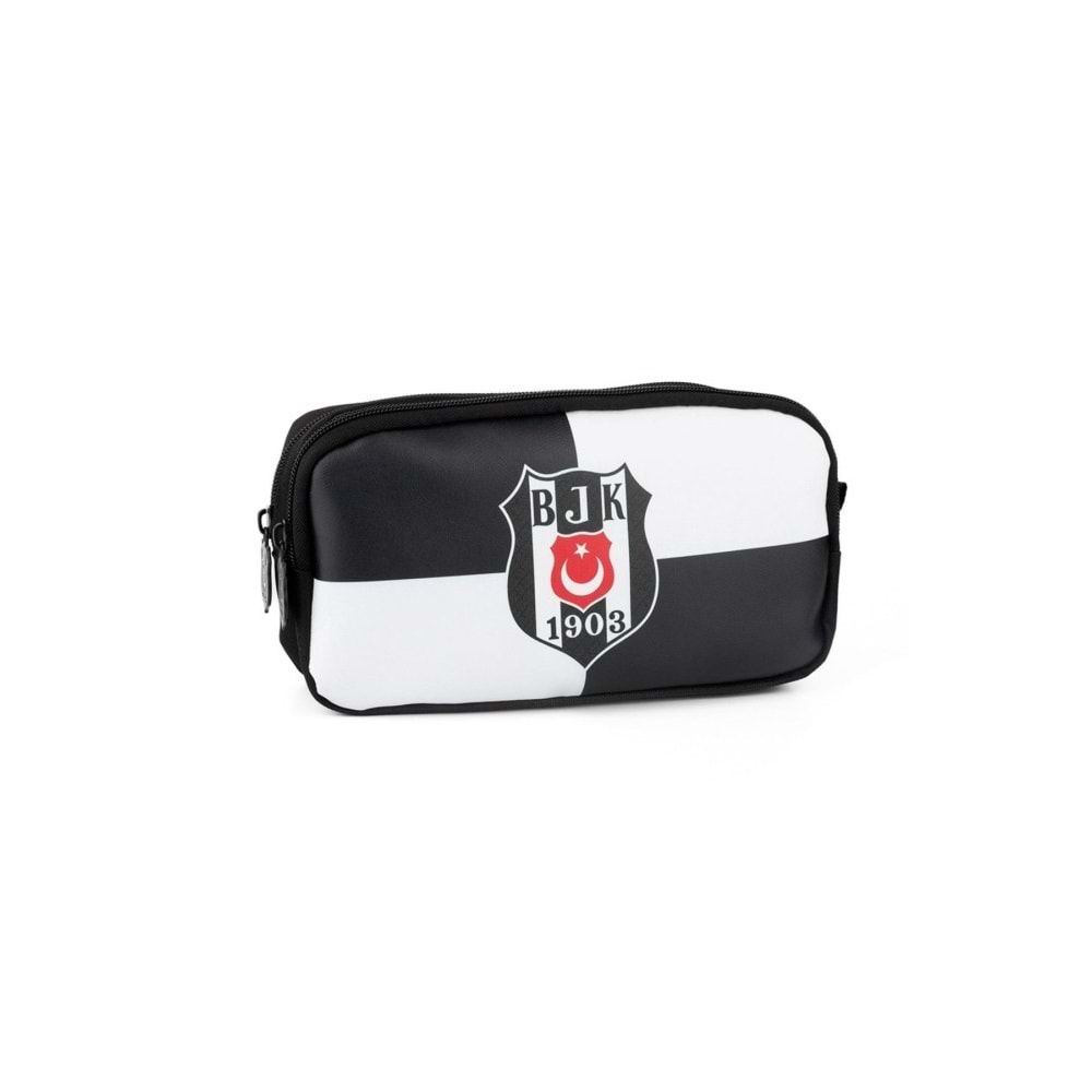 Me Kalem Çantası Beşiktaş Bjk 1903 Logo Desenli Suni Deri 25363