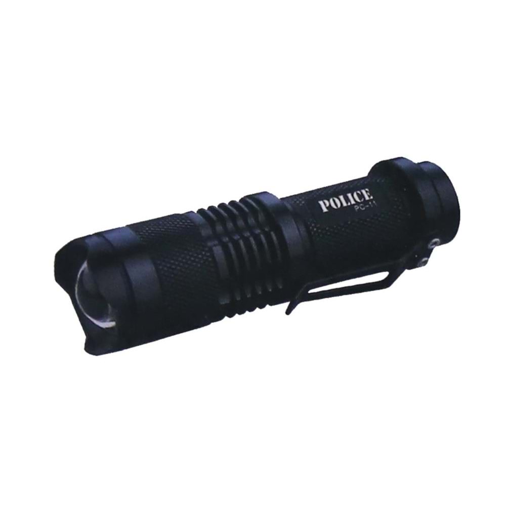 Polıce PC-11 Pilli El Feneri (Power Led + Zoom) Kalem Pille Çalışır