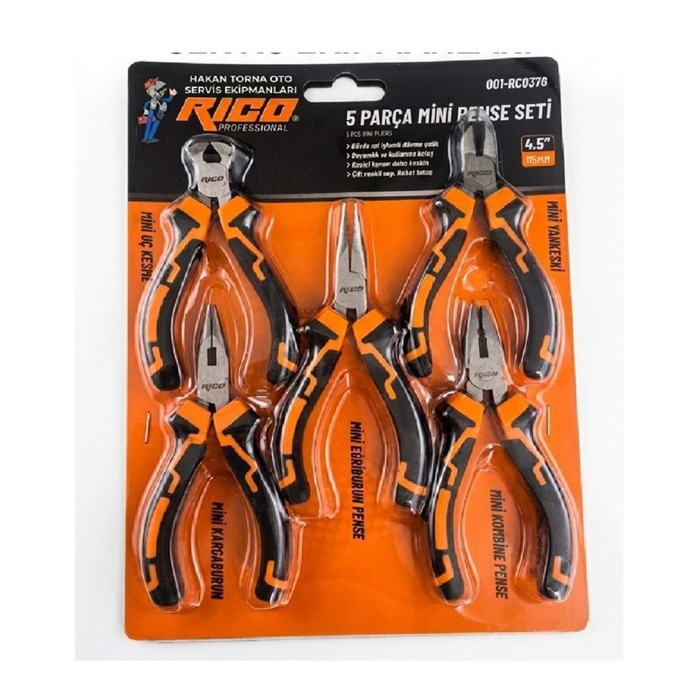 Rico Rc-0376 5 Parça Mini Pense Seti