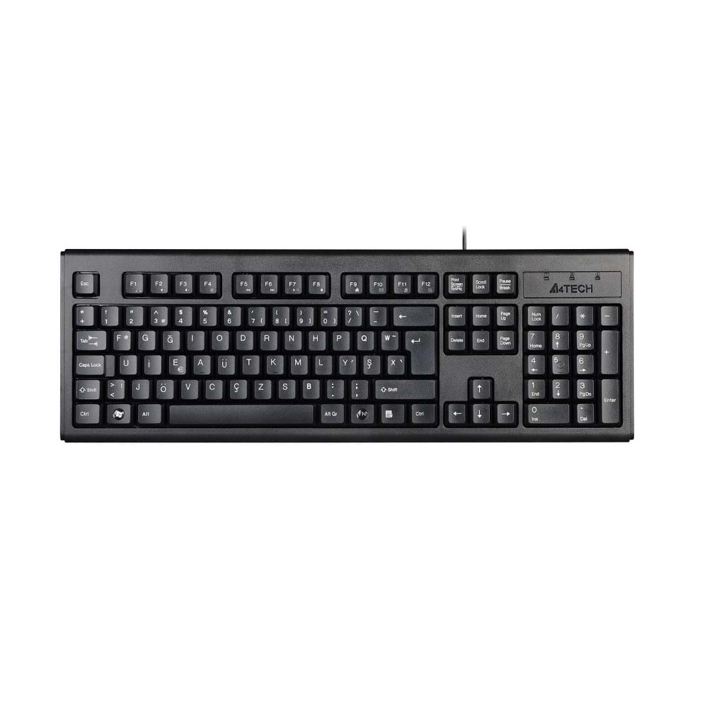 A4 Tech Km-720 Siyah F Tr Usb Kablolu Fn Multimedya Klavye