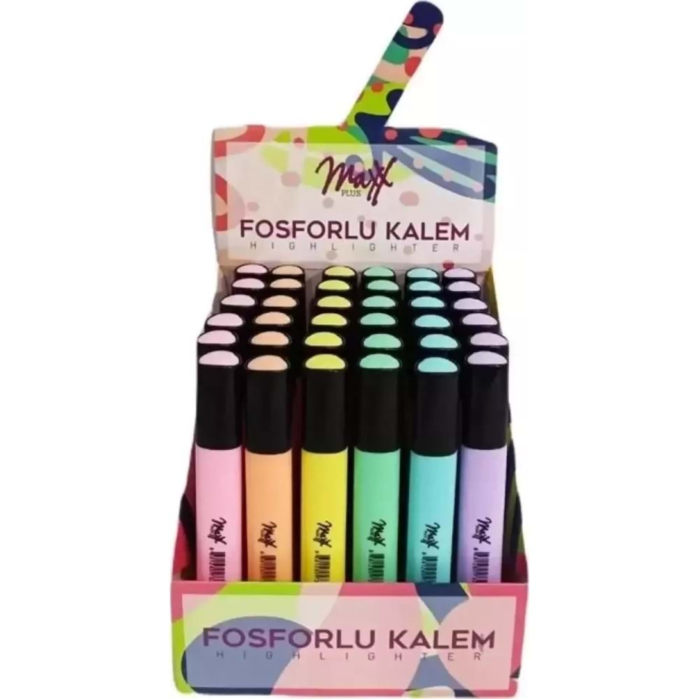 Maxx Fosforlu Kalem Pastel MX-2620 (1 Adet)