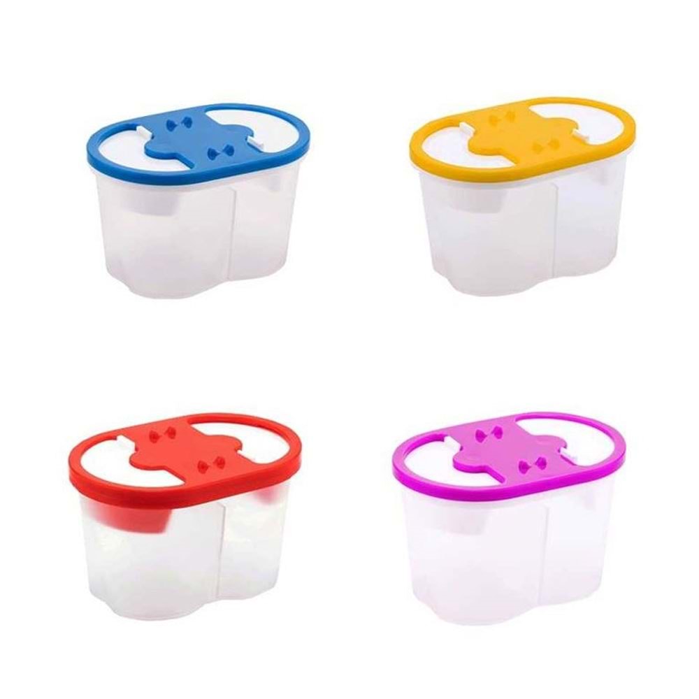 Beş Yıldızlar Fırça Temizleme Kabı (2 Bölmeli ) 163 (1 Adet)