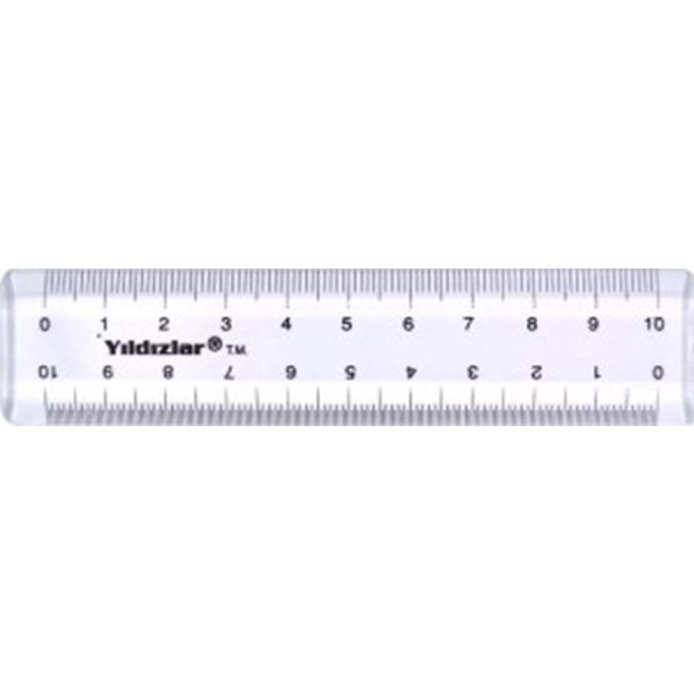 Beş Yıldızlar Cep Desimetre Cetvel 10 Cm 066 (1 Adet)