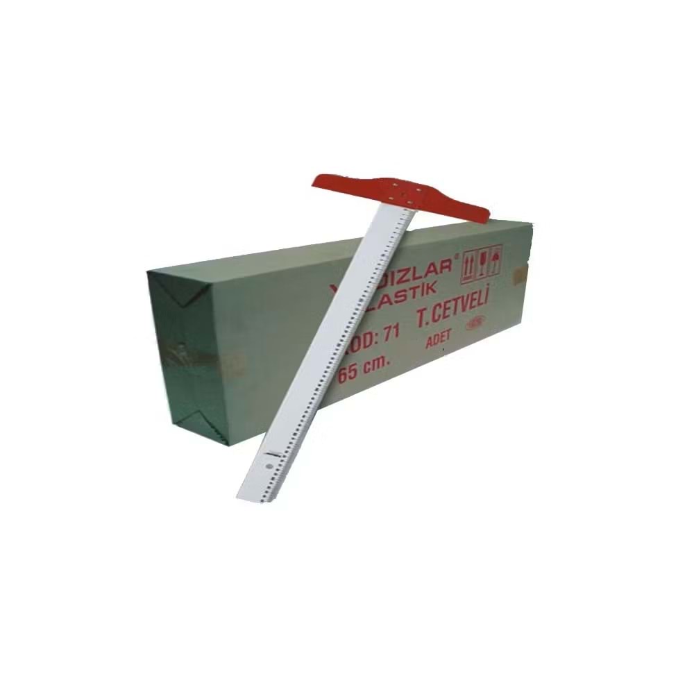 Beş Yıldızlar Plastik T Cetveli 65 Cm 071