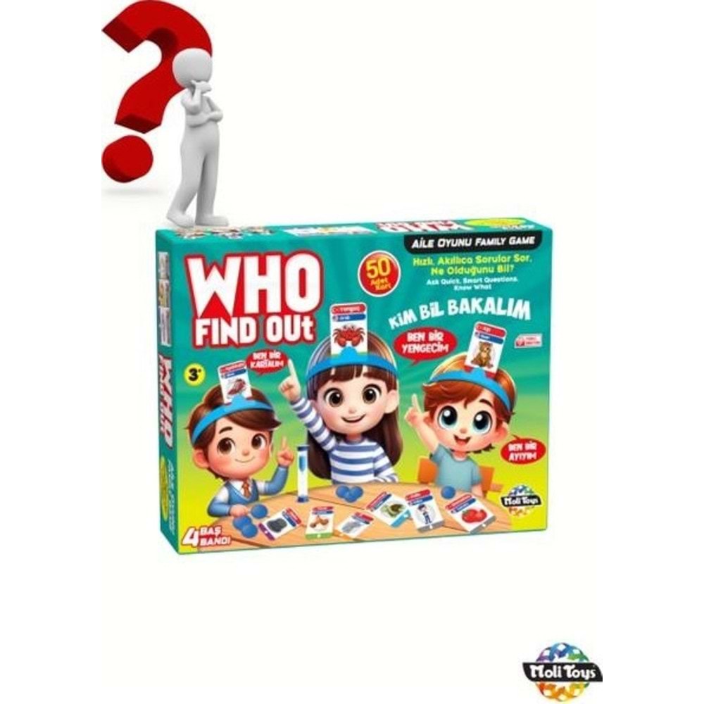 Moli Toys Kim Bil Bakalım(find Out Who) Kutu Oyunu ML-1728