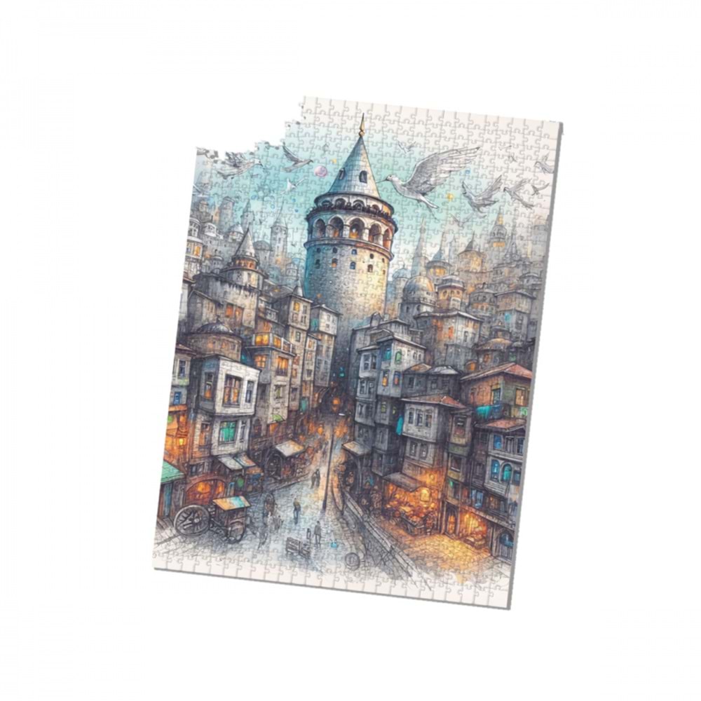 BToys Puzzle 1000 Parça Galata Tower 326439