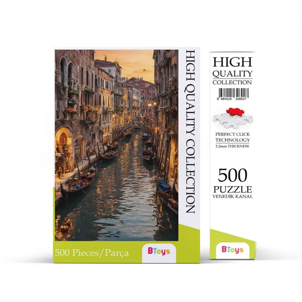 BToys Puzzle 500 Parça Venedik Kanal 326927