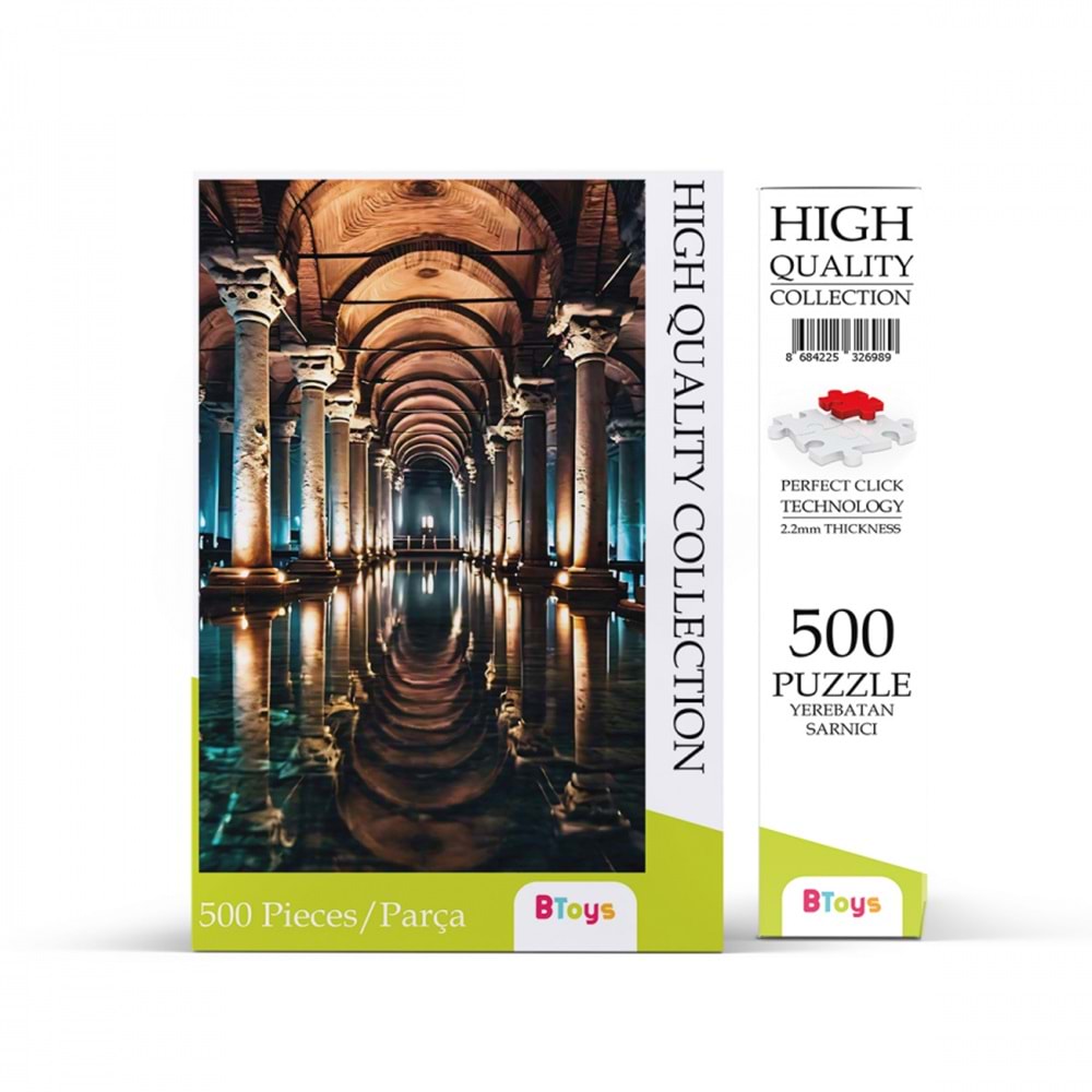 BToys Puzzle 500 Parça Yerebatan Sarnıcı 326989