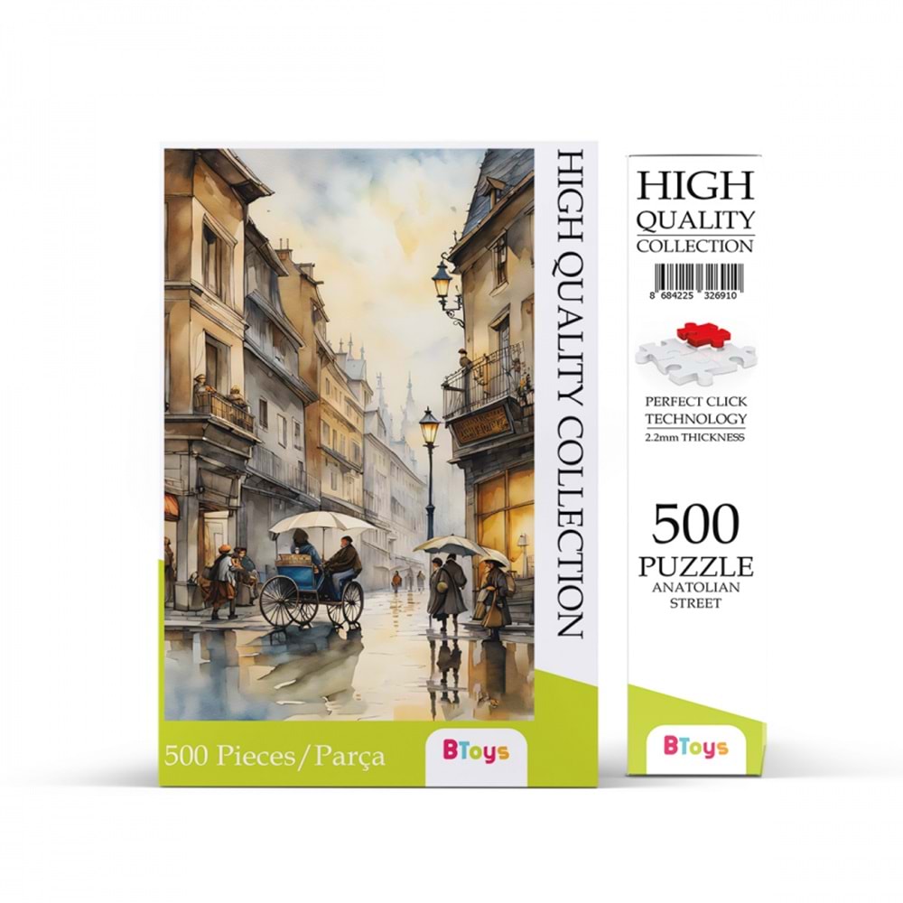 BToys Puzzle 500 Parça Anatolıan Street 326910