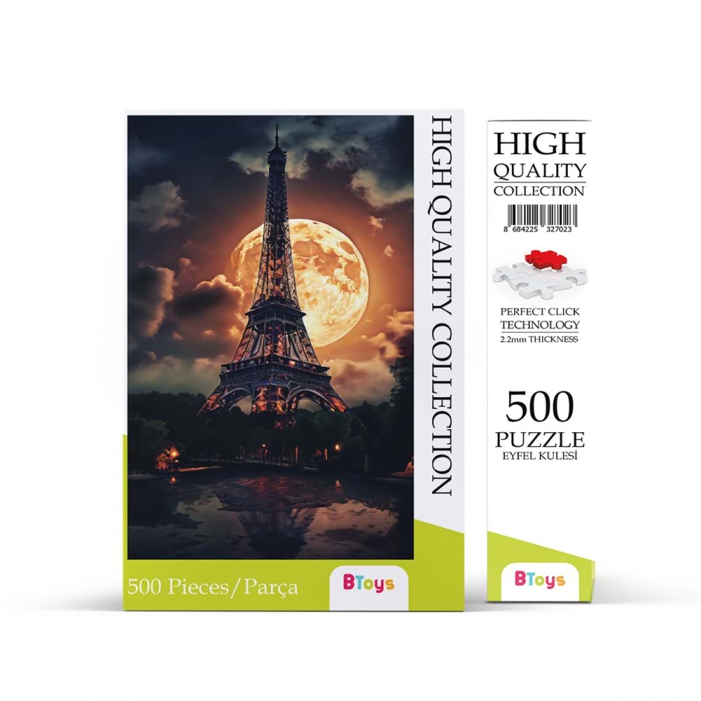 BToys Puzzle 500 Parça Eyfel Kulesi 327023